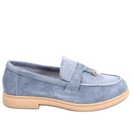 Mocassins en daim d'Ottavia Blue bleu