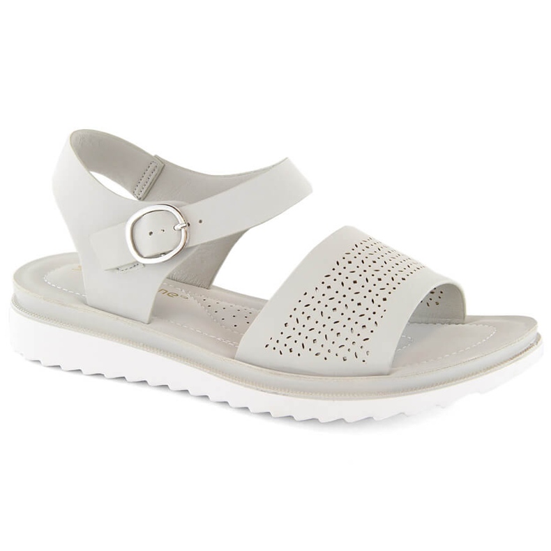 Sandales ajourées grises femme Sergio Leone SK082H