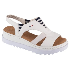 Sandales Rieker W V44Y5-80 blanche