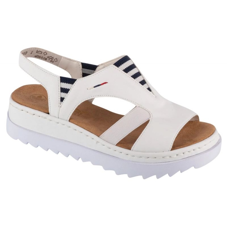 Sandales Rieker W V44Y5-80 blanche