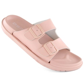 Big Star INT2004D tongs en mousse nude avec boucles