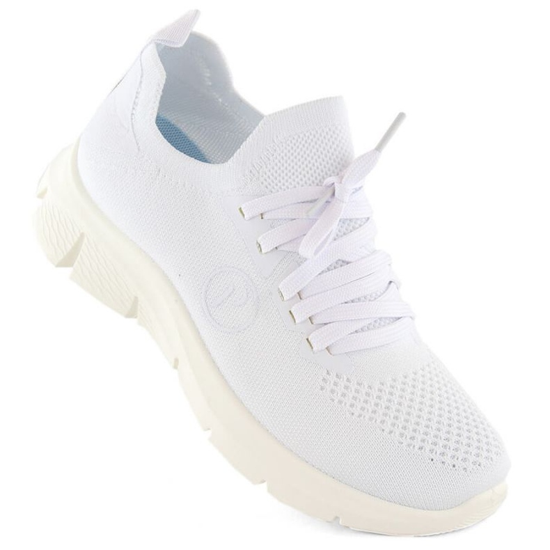 Chaussures de sport Potocki WOL242B, blanches Chaussures de sport Potocki WOL242B, blanches