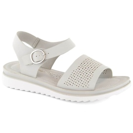 Sergio Leone W SK082H sandales ajourées, gris