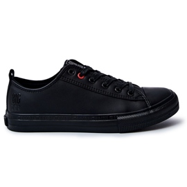 Baskets en cuir pour hommes Big Star JJ174005 Noir le noir Baskets en cuir pour hommes Big Star JJ174005 Noir le noir