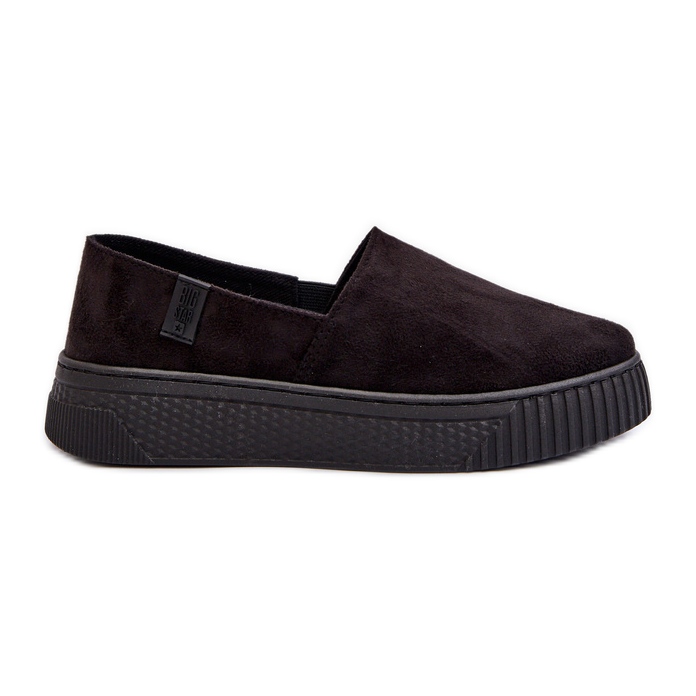 Big Star Baskets à plateforme pour femmes NN276010 Système de mousse à mémoire de forme Noir le noir