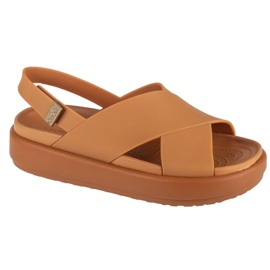 Sandales Crocs Brooklyn Luxe Strap W 209407-2U3 brun