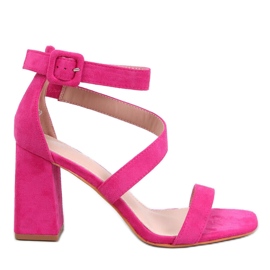 Sandales à talons hauts Savoy Fuchsia rose