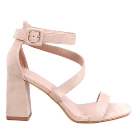 Sandales à talons hauts Savoy Beige Sandales à talons hauts Savoy Beige