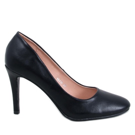 Linda Escarpins noirs à bout rond le noir