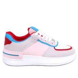 Adames Baskets colorées rouges blanche