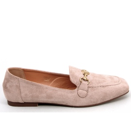 Mocassins à boucle femme Rhona Kaki beige Mocassins à boucle femme Rhona Kaki beige
