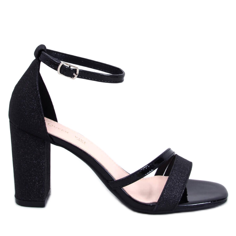 Paolis Sandales formelles noires à talons hauts le noir