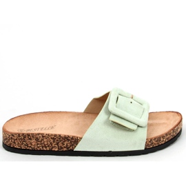 Chaussons Priya LT.GREEN semelle liège vert