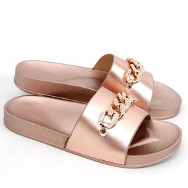 Chaussons Tilia Champagne avec chaîne doré