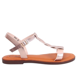 Sandales femme Pourta Champagne doré