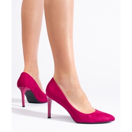 Sergio Leone Escarpins fuchsia classiques pour femme rose