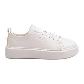 Baskets légères pour femmes Big Star NN274322 système de mousse à mémoire de forme blanc blanche Baskets légères pour femmes Big Star NN274322 système de mousse à mémoire de forme blanc blanche