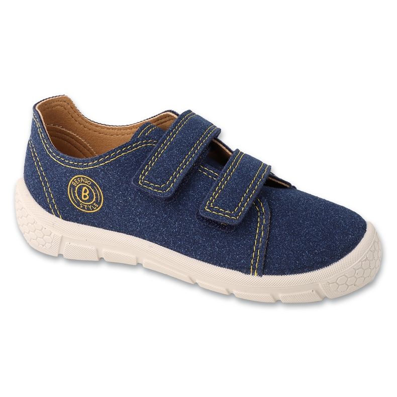 Befado insert en cuir de sport pour enfants 909X006 bleu marine