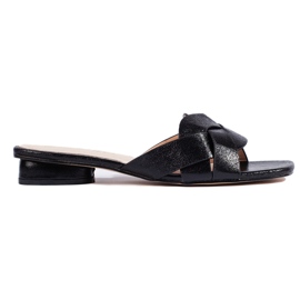 Chaussons noirs femme le noir