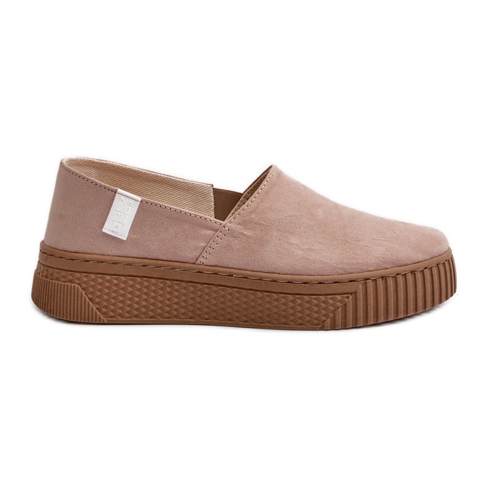 Big Star Baskets à plateforme pour femmes NN276007 Système de mousse à mémoire de forme Beige