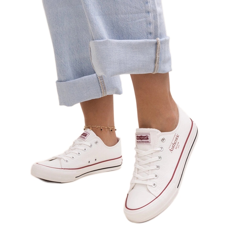 Baskets blanches Big Star NN274235