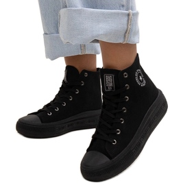 Baskets montantes noires Big Star LL274A182 le noir Baskets montantes noires Big Star LL274A182 le noir