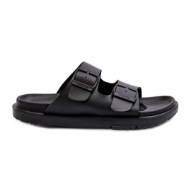 Tongs femme en mousse légère avec boucles Big Star NN274A750 Noir le noir