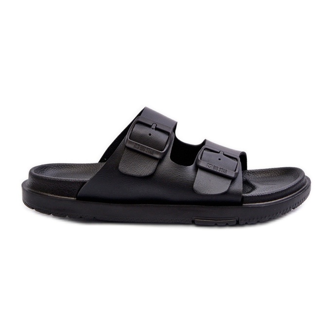 Tongs femme en mousse légère avec boucles Big Star NN274A750 Noir le noir