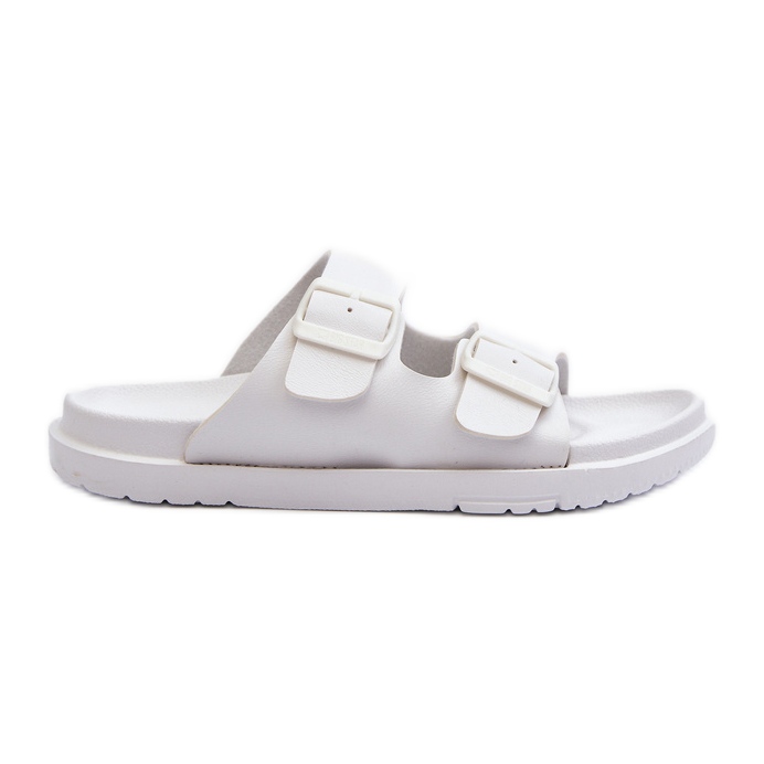 Tongs En Mousse Légère Pour Femme Avec Boucles Big Star NN274A751 Blanc blanche