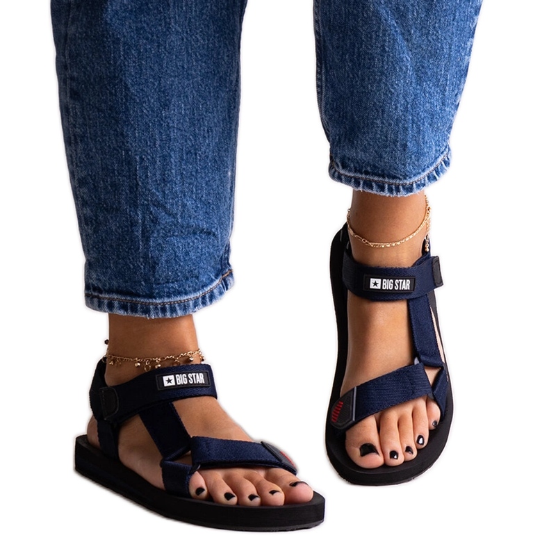 Sandales sport bleu marine Big Star DD274A283
