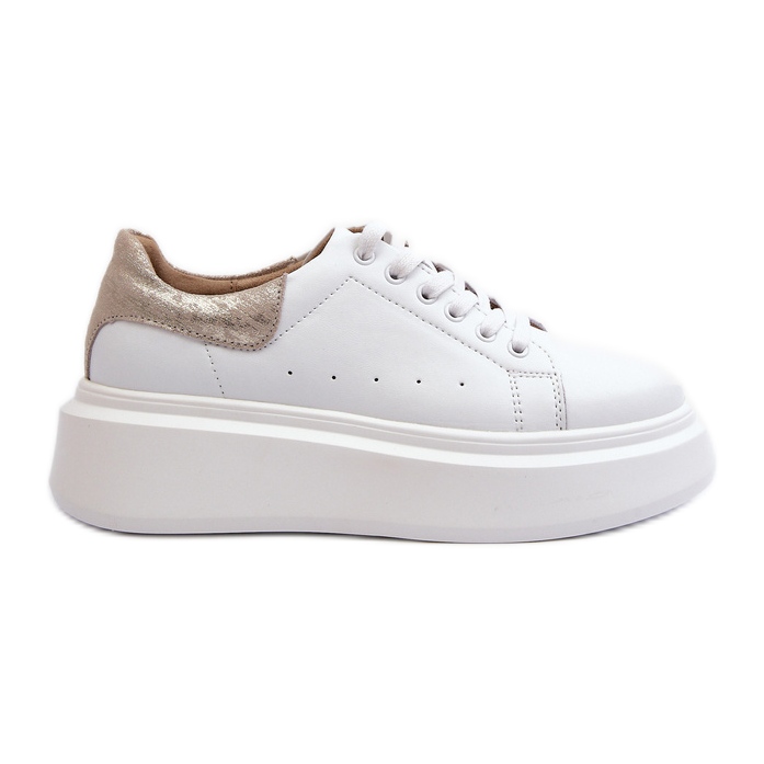 S.Barski D&A Baskets à plateforme pour femme LR568 Blanc blanche S.Barski D&A Baskets à plateforme pour femme LR568 Blanc blanche