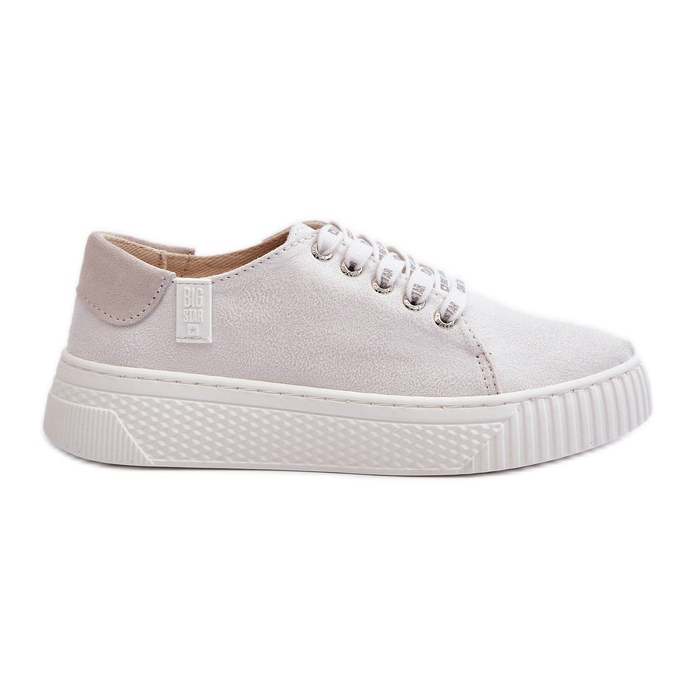 Baskets pour femmes avec système de mousse à mémoire de forme Big Star NN276001 blanc blanche