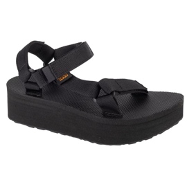 Sandales universelles Teva Flatform 1008844-BLK le noir