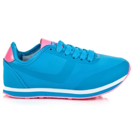 Haker Baskets de printemps bleu