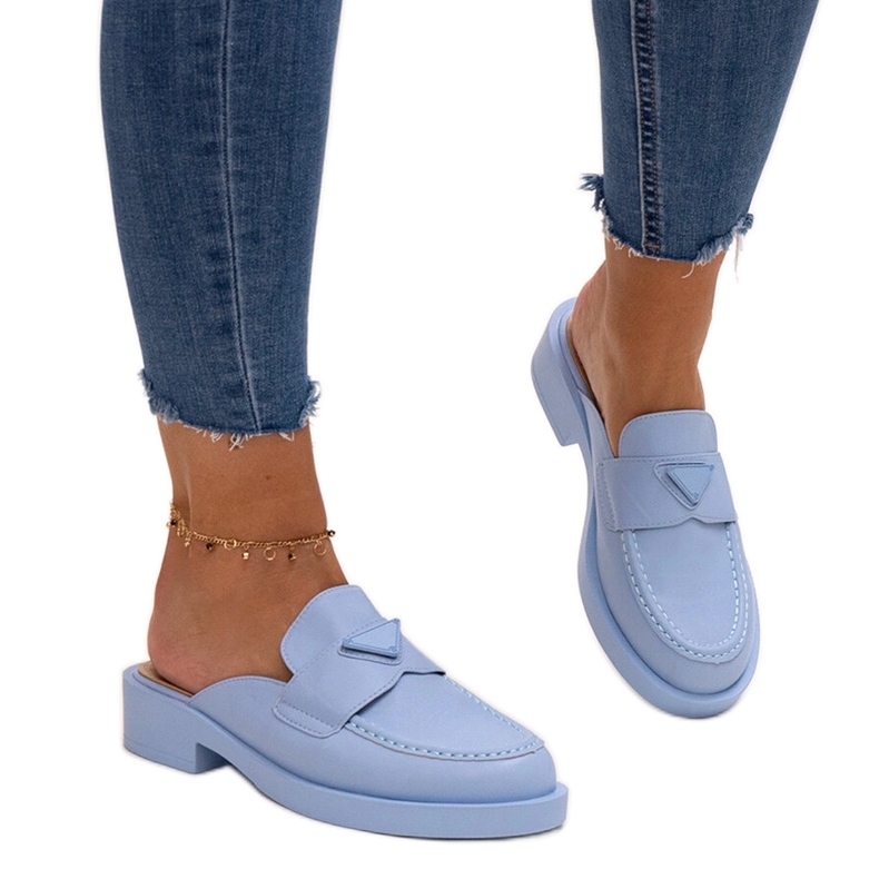 Mules fermées Berkshire bleues