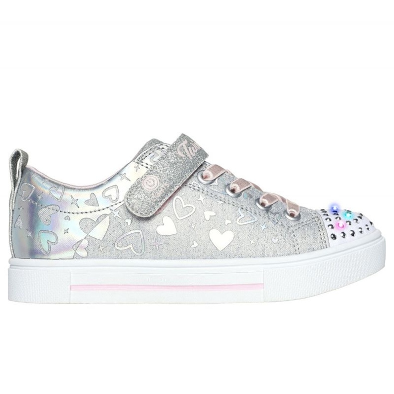 Skechers Led Heather Charms 314787L chaussures Gysl argent Skechers Led Heather Charms 314787L chaussures Gysl argent