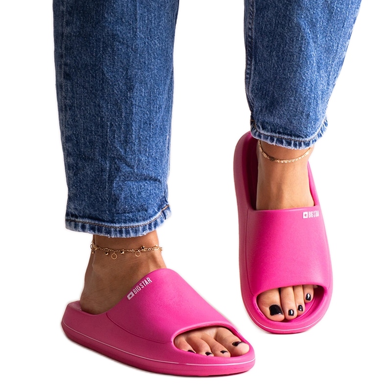 Tongs Big Star NN274A041 rose foncé Tongs Big Star NN274A041 rose foncé