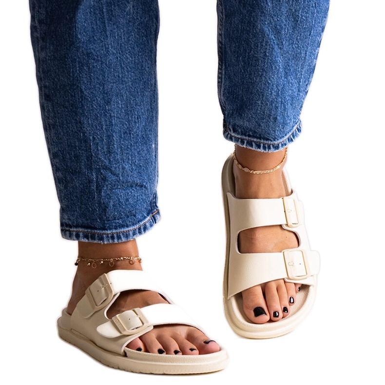 Tongs beiges Big Star NN274A752 Tongs beiges Big Star NN274A752