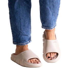 Tongs beiges Big Star LL274593 801 Tongs beiges Big Star LL274593 801