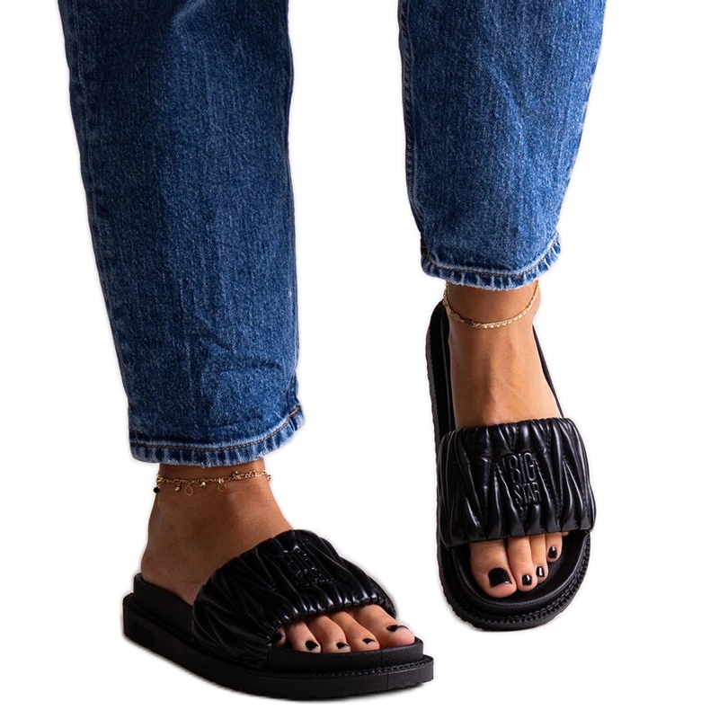 Rabats noirs à volants Big Star NN274A745 le noir Rabats noirs à volants Big Star NN274A745 le noir