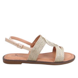 Sandales femme Vernay Doré