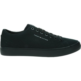 Tommy Hilfiger Vulc Low Chaussures en toile FM0FM04882 Bds le noir