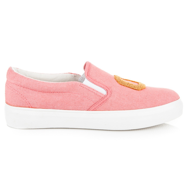 Kylie Ony Slip Avec Patchs rose