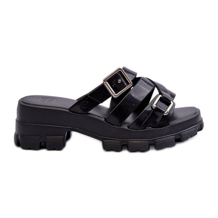 Tongs parfumées à talon bas pour femmes ZAXY NN285043 Noir le noir