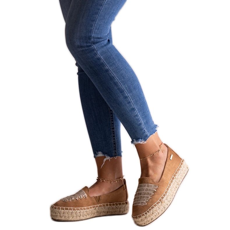 Espadrilles marron Big Star JJ274892 brun