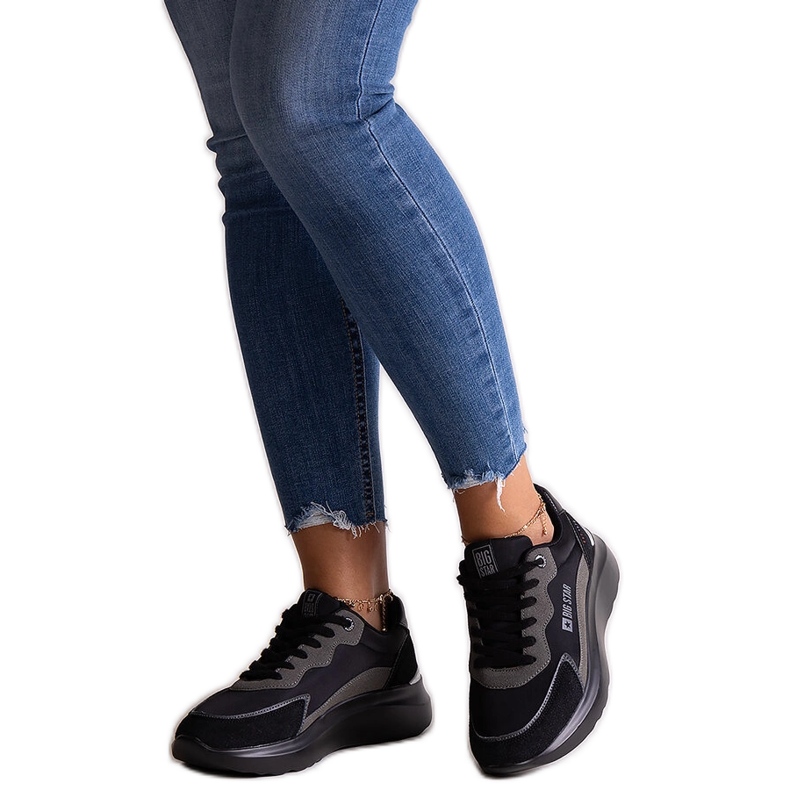 Baskets Big Star noires JJ274989 le noir