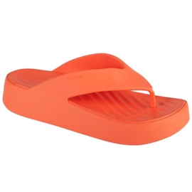 Tongs Crocs Gataway Platform Flip W 209410-84F orange