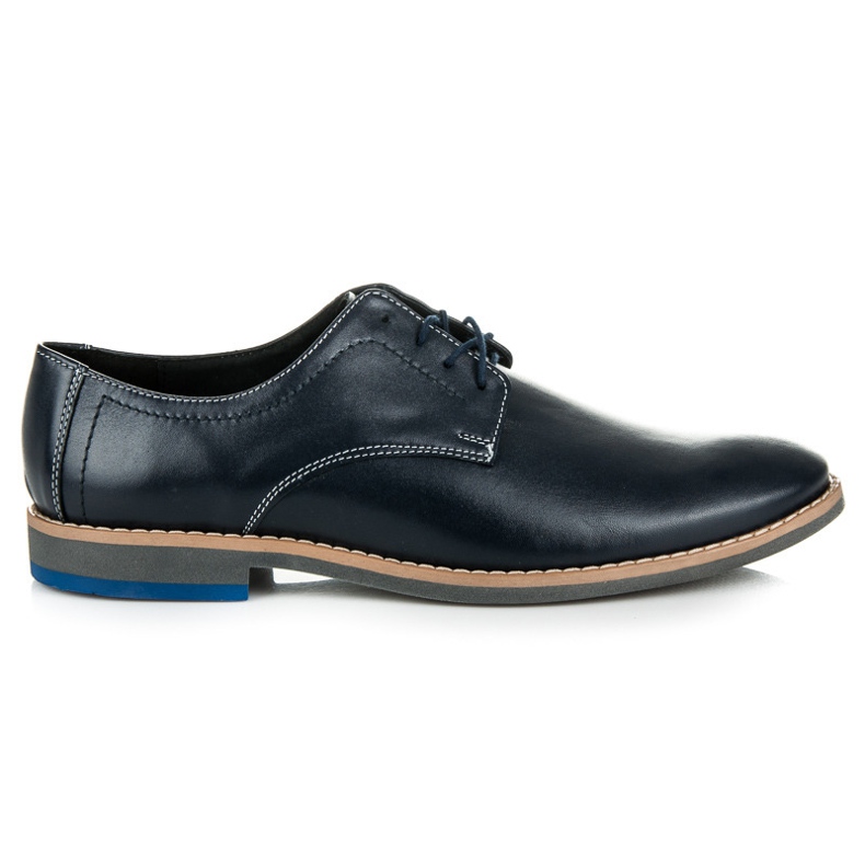 Lucca Chaussures en cuir bleu
