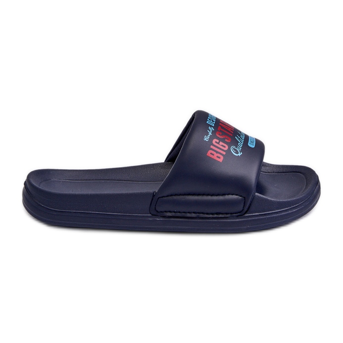 Chaussons en mousse pour enfants Big Star NN374516 bleu marine