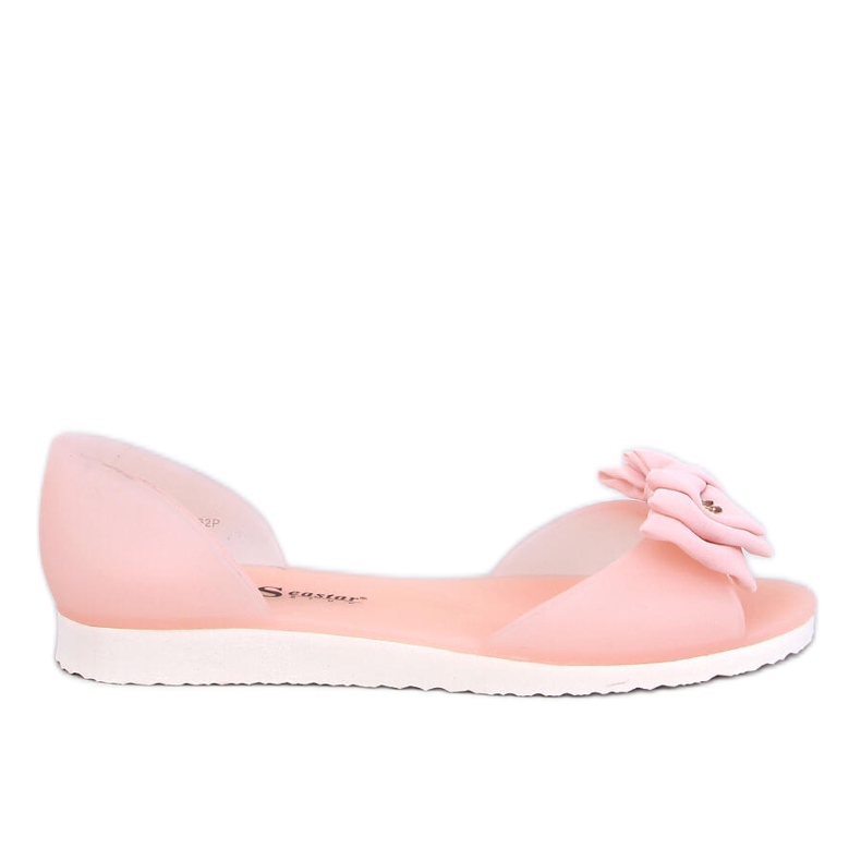 Meliski ballerines bout ouvert Agathe Nude beige